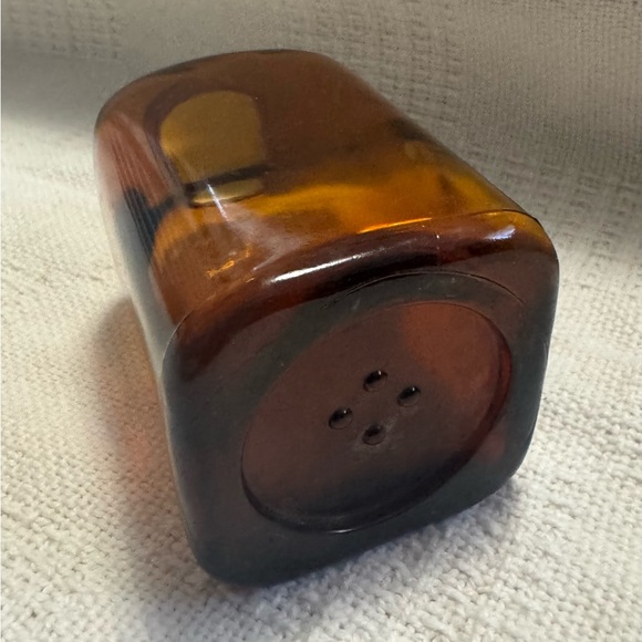 Small Amber Glass Vase - Picture 2 of 6